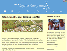 Tablet Screenshot of logstor-camping.dk